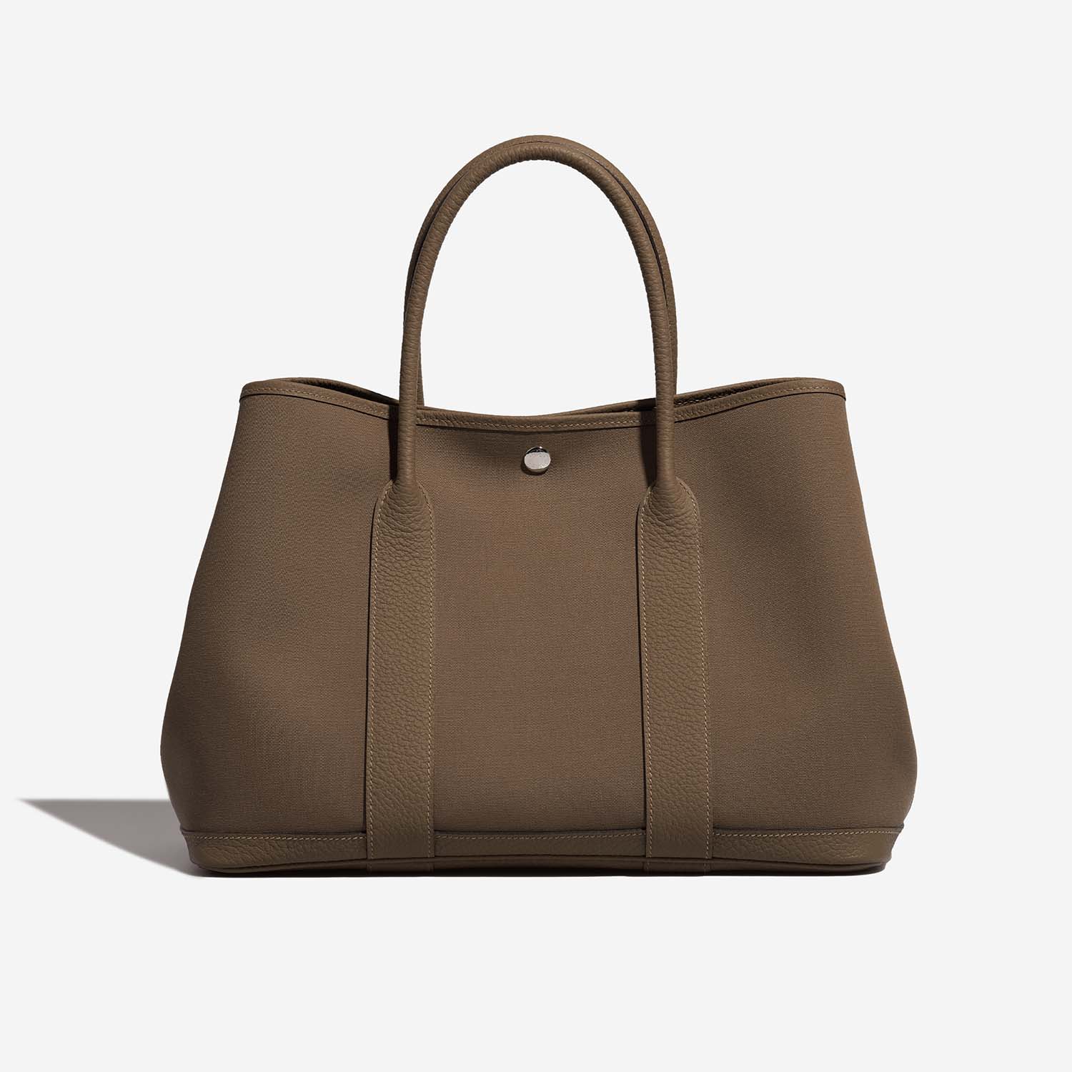 Hermès GardenParty 36 Etoupe-BeigeDeWeimar Back  | Sell your designer bag on Saclab.com