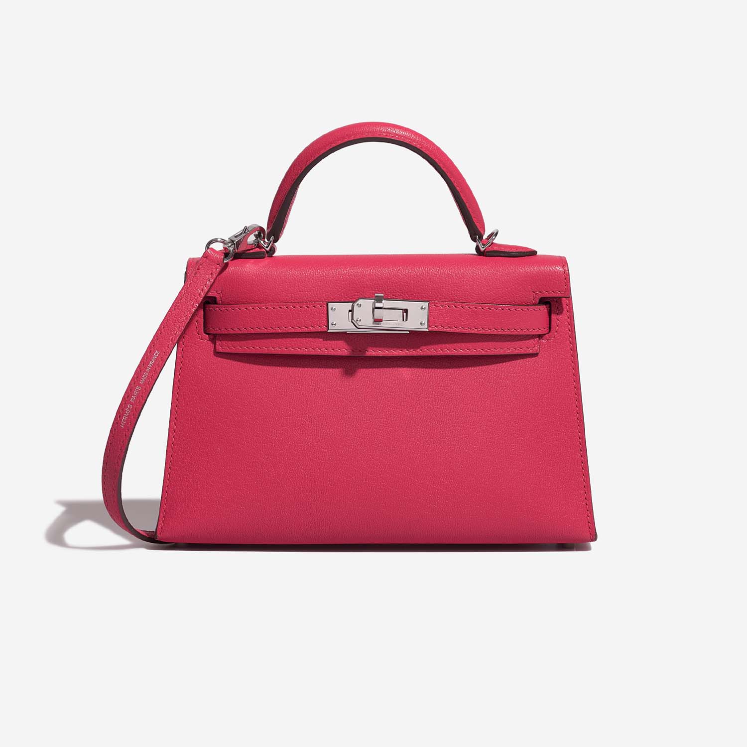 Hermès Kelly Mini RoseExtreme Front | Vendez votre sac de créateur sur Saclab.com