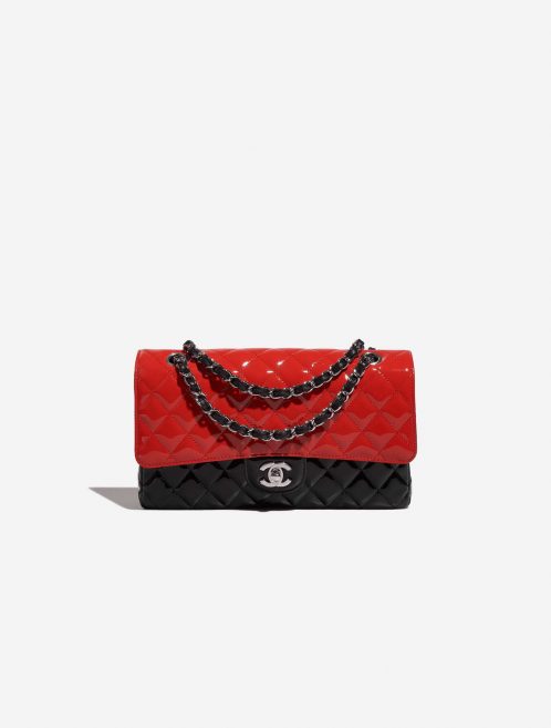 Chanel Timeless Medium Schwarz-Rot Front | Verkaufen Sie Ihre Designer-Tasche auf Saclab.com