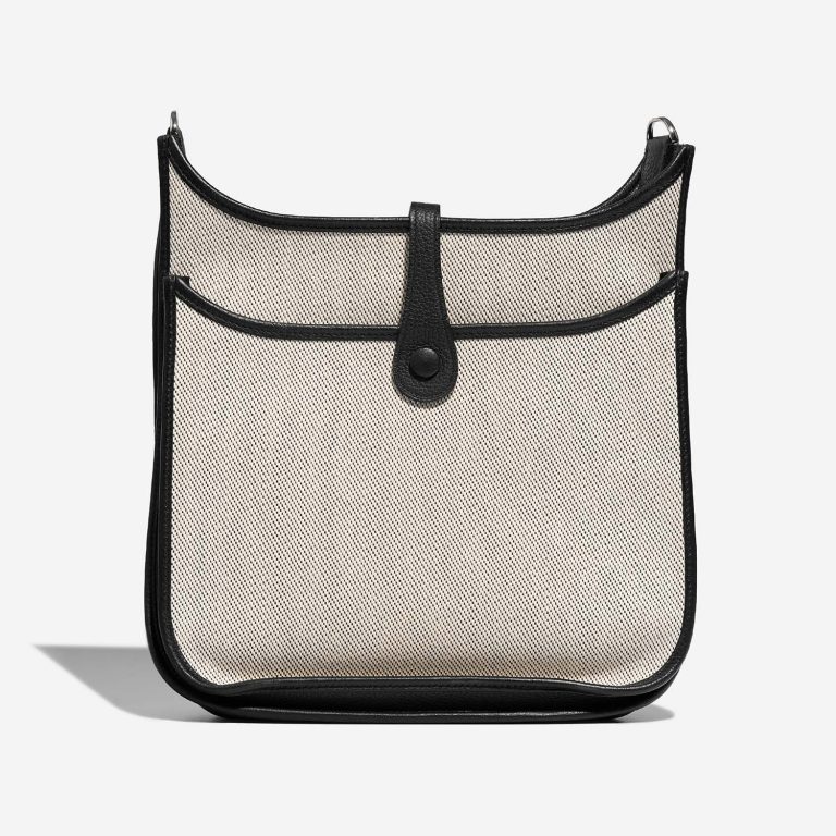 Hermès Evelyne 29 Schwarz-Ecru Rücken | Verkaufen Sie Ihre Designer-Tasche auf Saclab.com