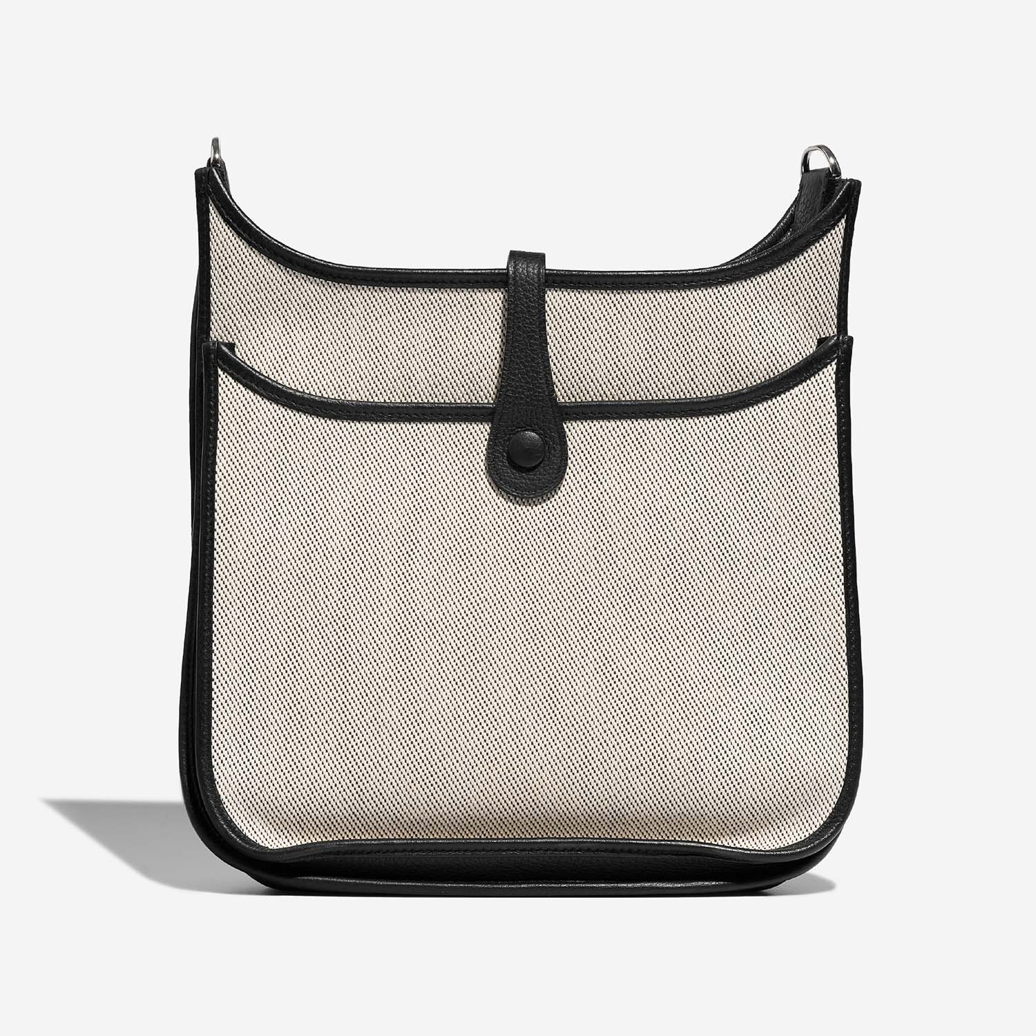 Hermès Evelyne 29 Black-Ecru Back  | Sell your designer bag on Saclab.com