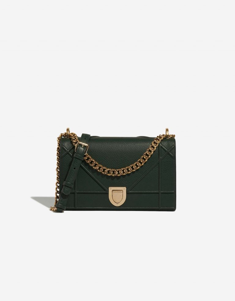 Dior Diorama Medium Green 0F | Sell your designer bag on Saclab.com