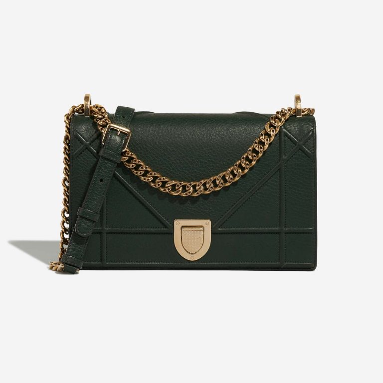 Dior Diorama Medium Green 2F S | Vendre votre sac de créateur sur Saclab.com