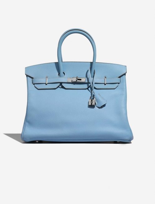 Hermès Birkin 35 Celeste-Mykonos 0F | Vendre votre sac de créateur sur Saclab.com