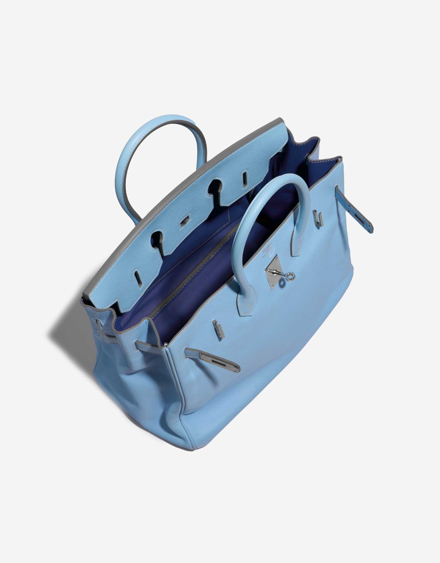 Hermès Birkin Bag 35cm Candy Collection Blue Celeste/Mykonos Epsom w/PHW  2012