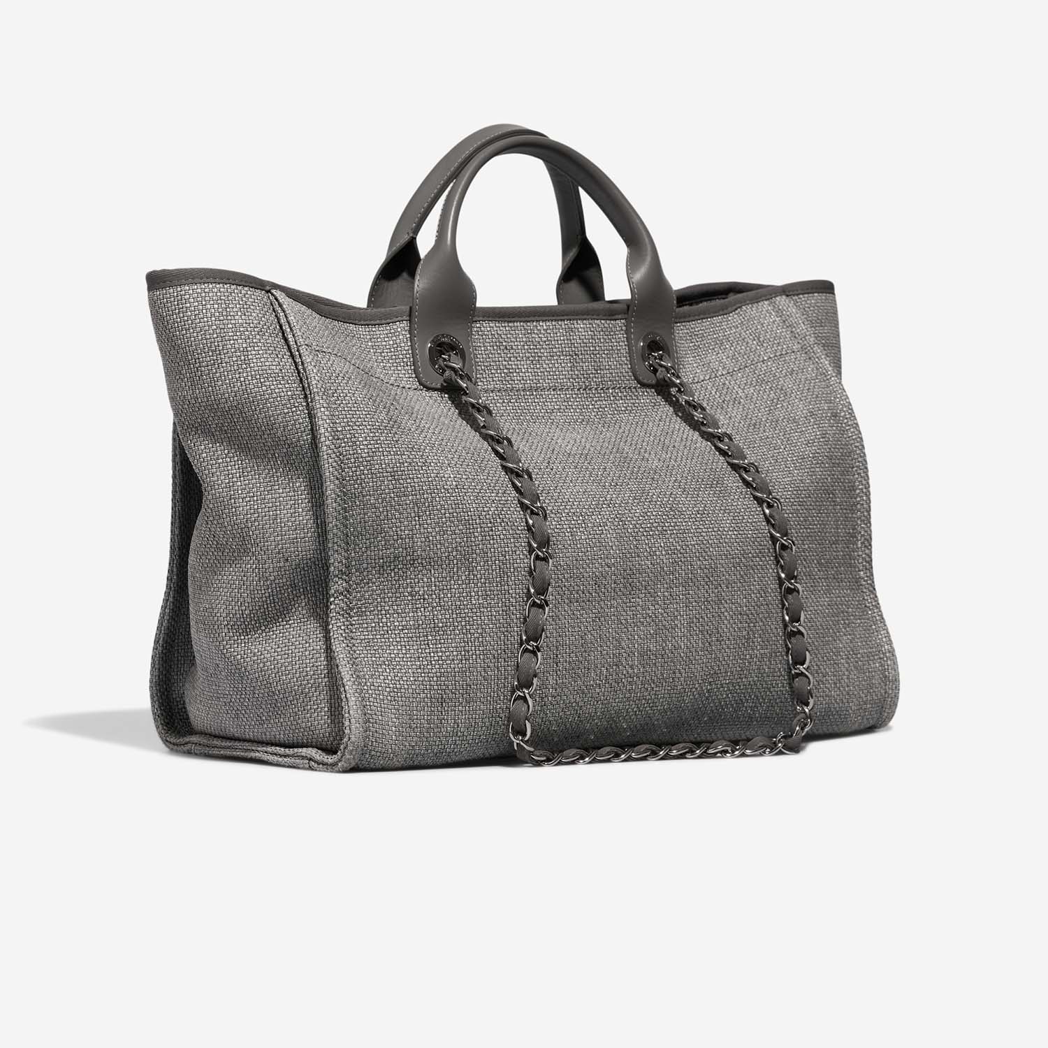 Chanel Deauville Medium Grey 7SB S | Sell your designer bag on Saclab.com