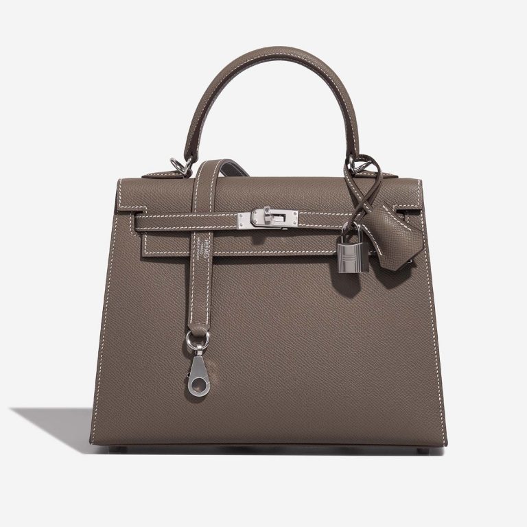 Hermès Kelly 25 Etoupe 2F S | Sell your designer bag on Saclab.com