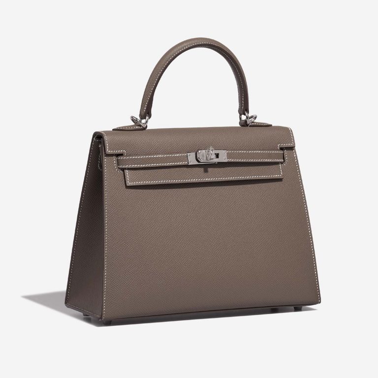 Hermès Kelly 25 Etoupe 6SF S | Sell your designer bag on Saclab.com