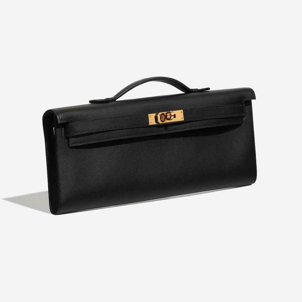 Hermès Kelly Cut Clutch Swift Black SACLÀB