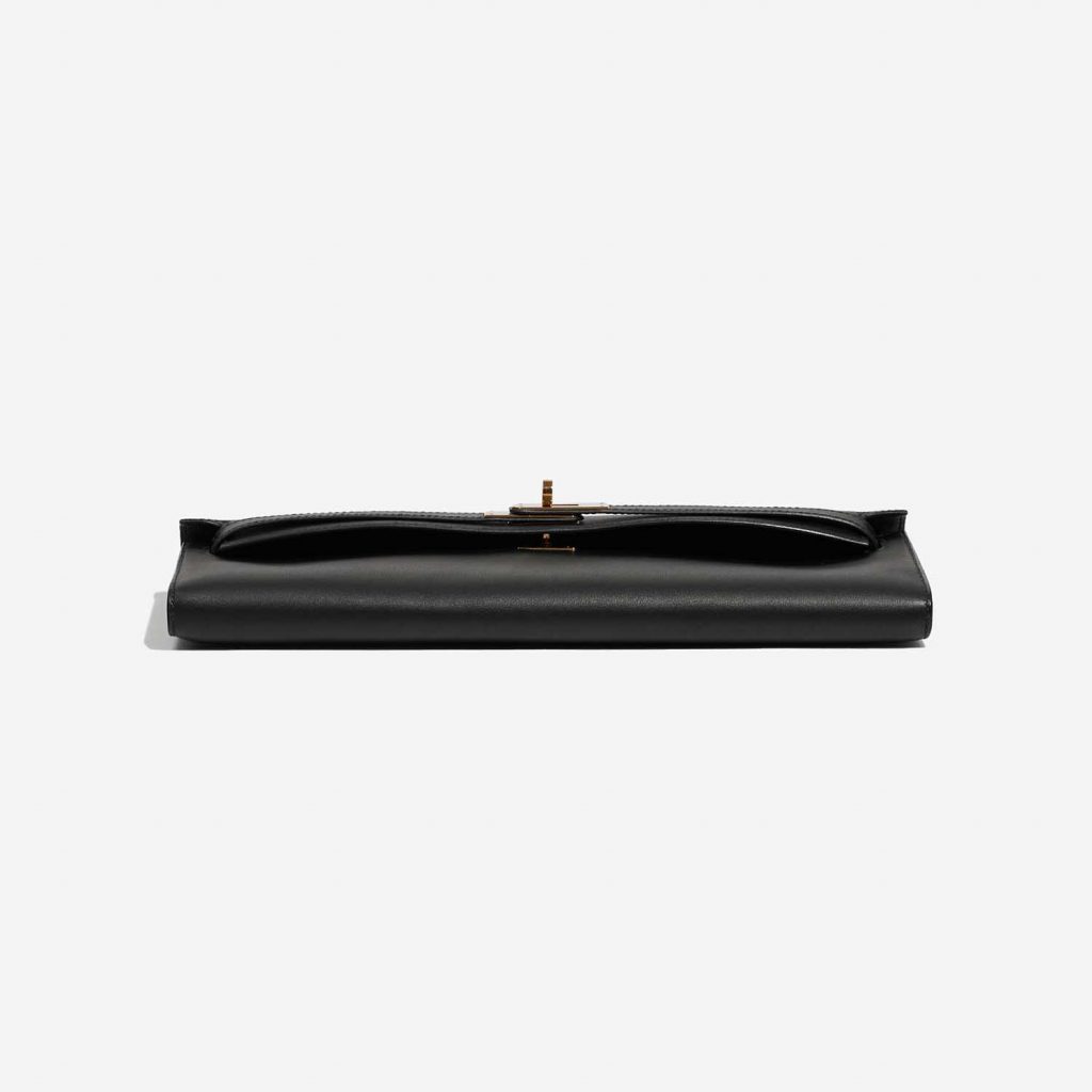 Hermès Kelly Cut Clutch Swift Black SACLÀB