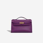 Hermès Kelly Pochette Anemone Front  | Sell your designer bag on Saclab.com