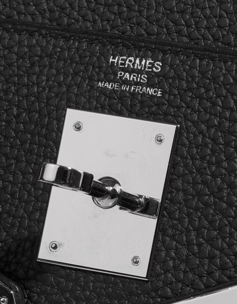 Hermès Kelly 28 Black Logo  | Sell your designer bag on Saclab.com