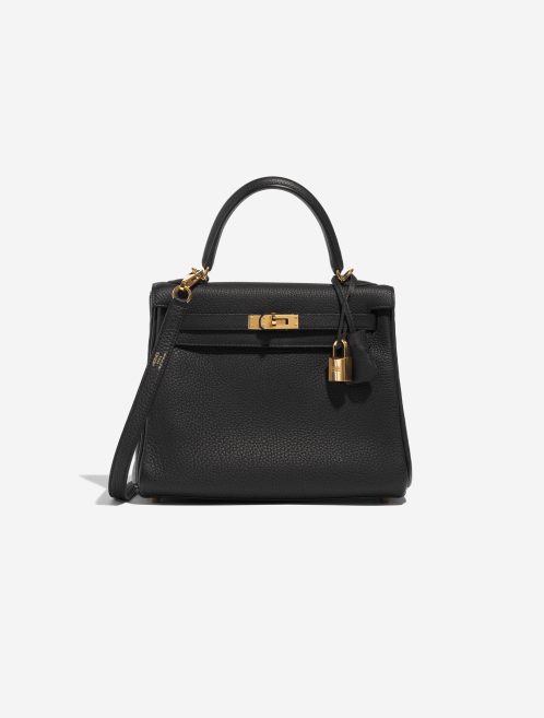 Pre-owned Hermès bag Kelly 25 Togo Black | Sell your designer bag on Saclab.com