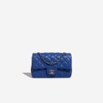 Chanel Timeless MiniRectangular Blue Front  | Sell your designer bag on Saclab.com