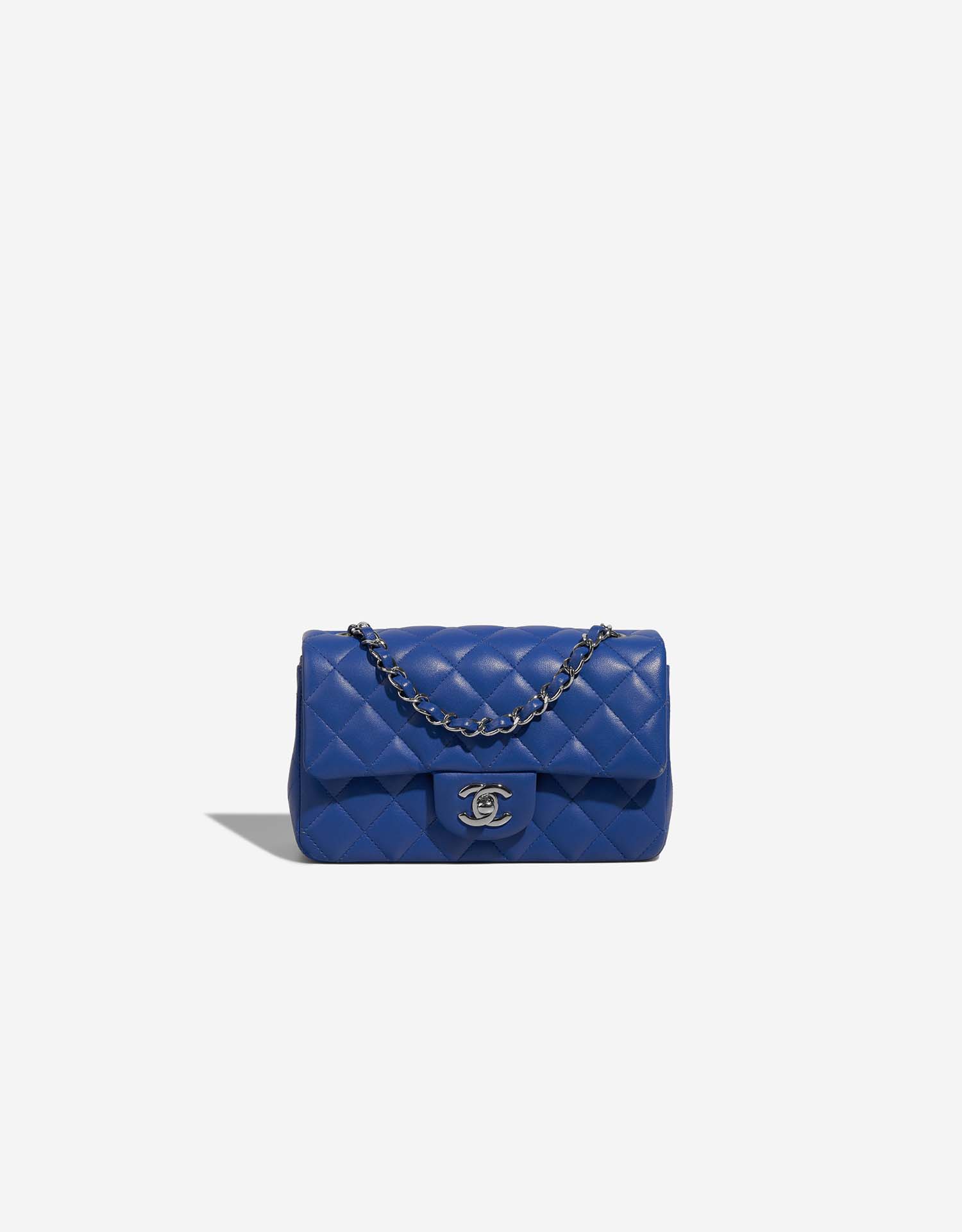 Chanel Timeless Mini Rectangular Lamb Blue | SACLÀB
