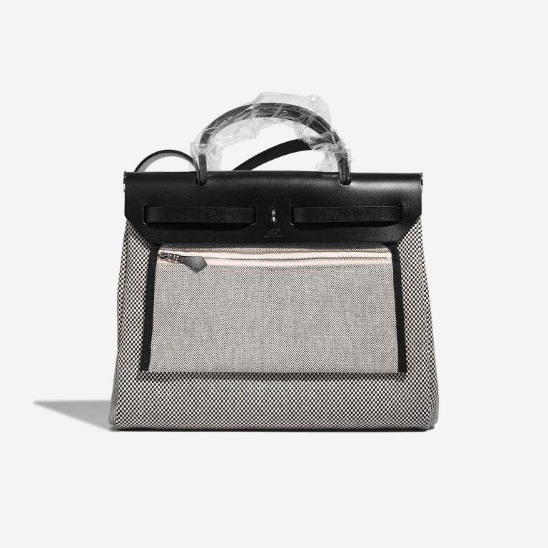 Hermès Herbag 31 Ecru-Black Back  | Sell your designer bag on Saclab.com