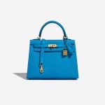 Hermès Kelly 25 BlueFrida 0F | Sell your designer bag on Saclab.com