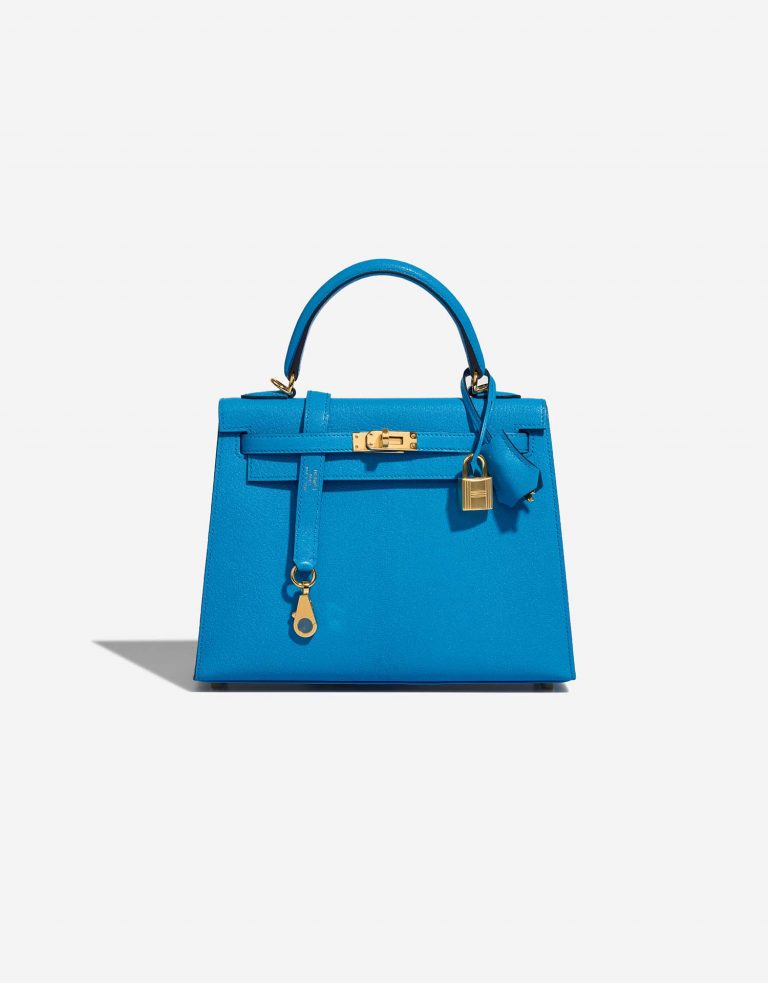 Hermès Kelly 25 BlueFrida 0F | Sell your designer bag on Saclab.com