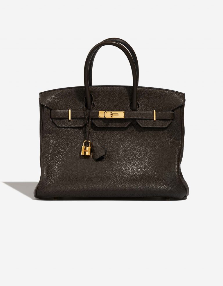 Hermès Birkin 35 Ebene Front  | Sell your designer bag on Saclab.com