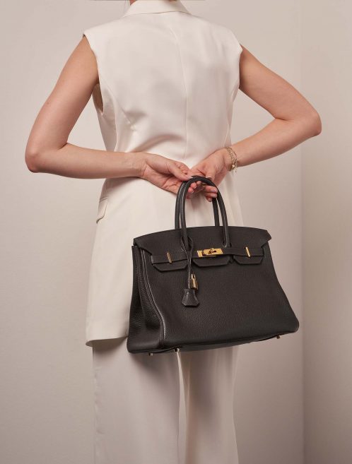 Hermès Birkin 35 Ebene Tailles Porté | Vendez votre sac de créateur sur Saclab.com