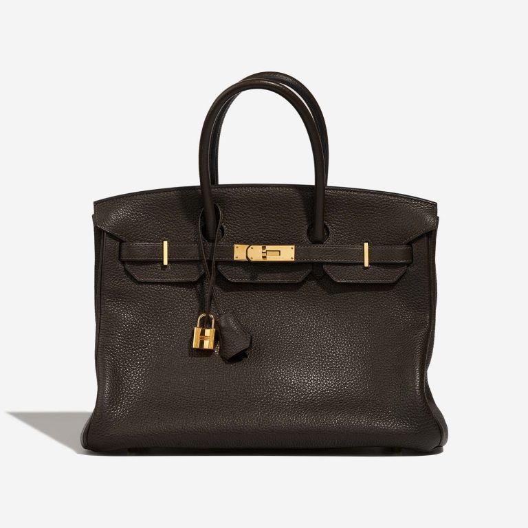 Hermès Birkin 35 Ebene Front  | Sell your designer bag on Saclab.com