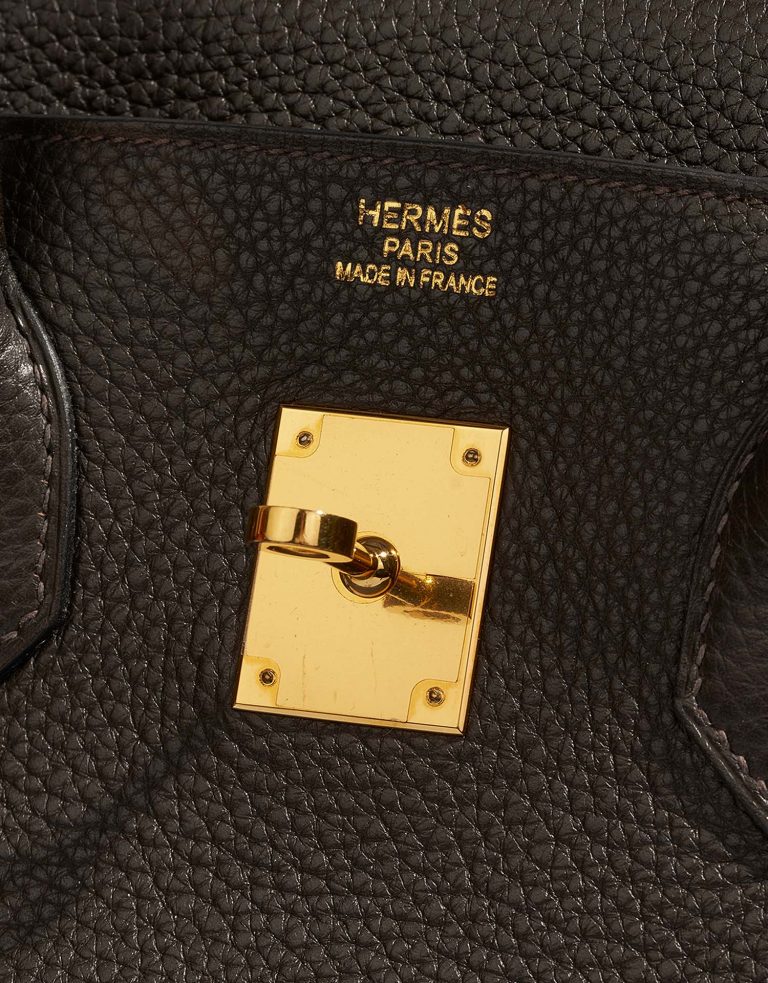 Hermès Birkin 35 Ebene Logo  | Sell your designer bag on Saclab.com