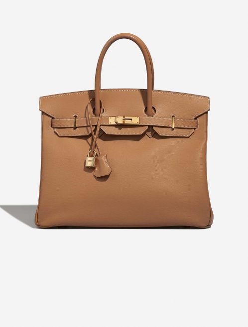 Hermès Birkin 35 Tabac-Camel Front  | Sell your designer bag on Saclab.com