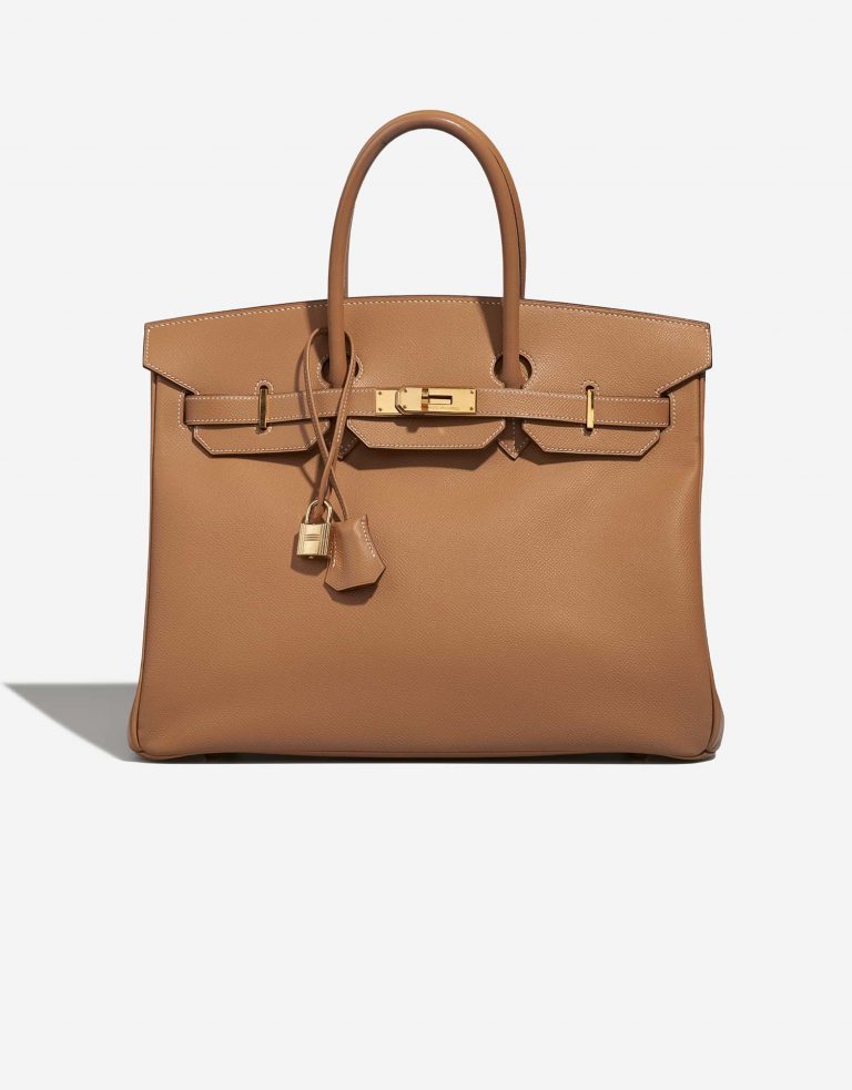 Hermès Birkin 35 Tabac-Camel Front  | Sell your designer bag on Saclab.com