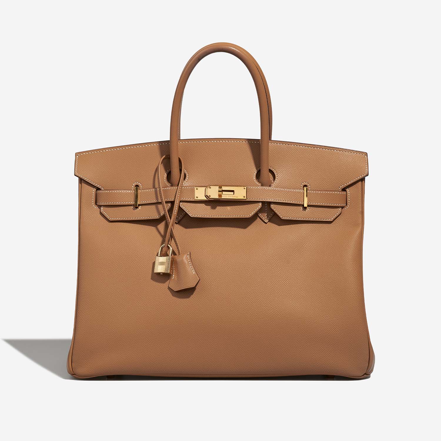 Hermès Birkin 35 Tabac-Camel Front  | Sell your designer bag on Saclab.com
