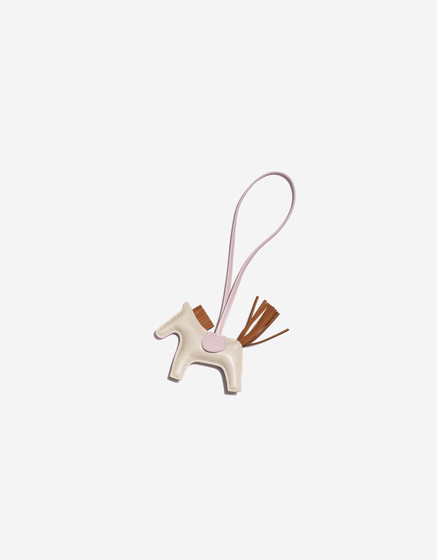 Hermes Rodeo Pegasus PM Charm In Craie And Mauve Pale (Cream And Pink) –  Found Fashion