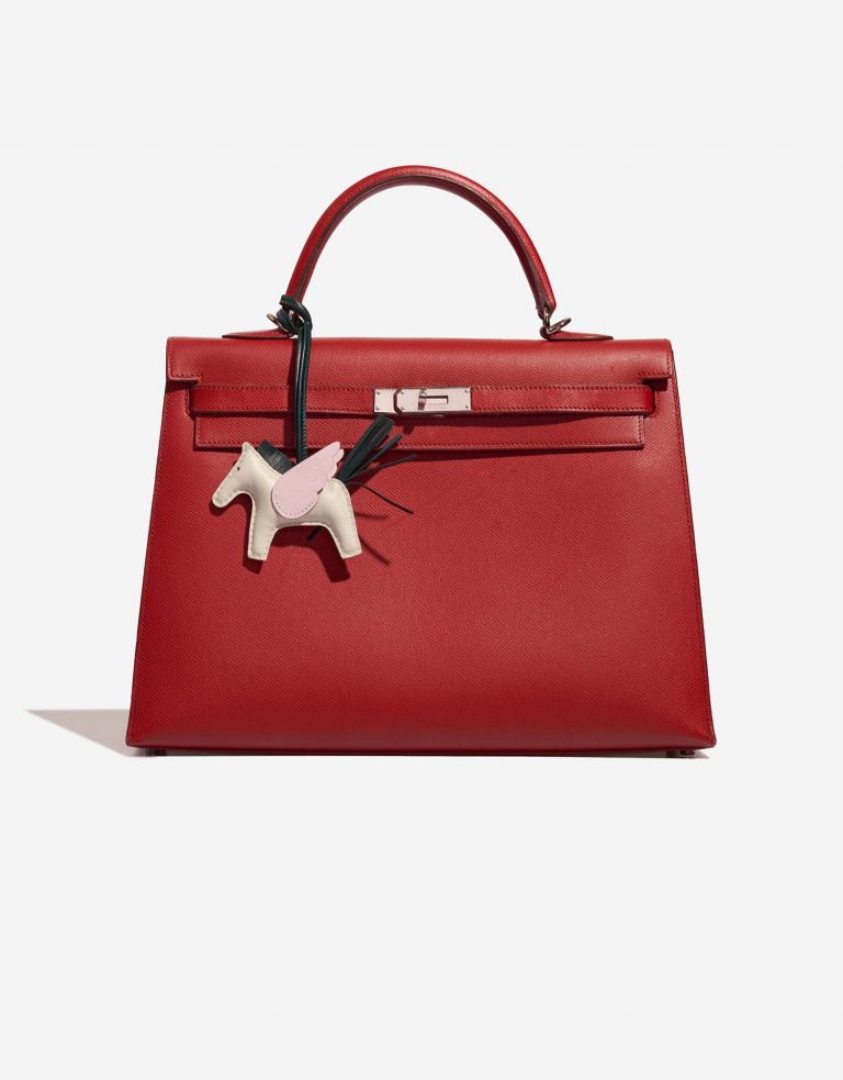 Hermès RodeoPegasusPM MauvePale-VertCypress-Craie Front  | Sell your designer bag on Saclab.com