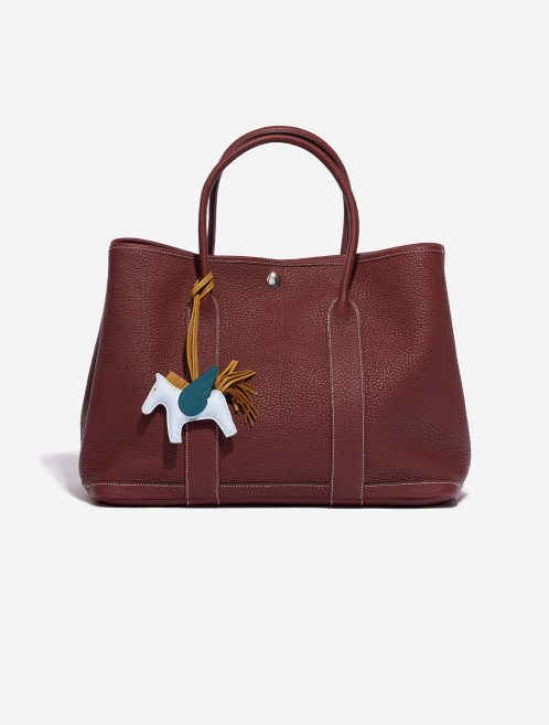 Hermès RodeoPesagus BlueBrume-VertCypress-Seame Closing System  | Sell your designer bag on Saclab.com