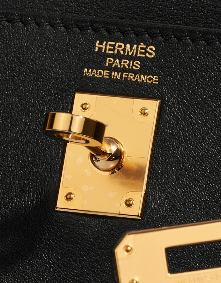 Hermès Kelly 25 Black Logo  | Sell your designer bag on Saclab.com