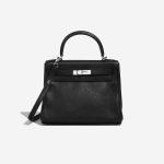 Hermès Kelly 28 Black Front  | Sell your designer bag on Saclab.com