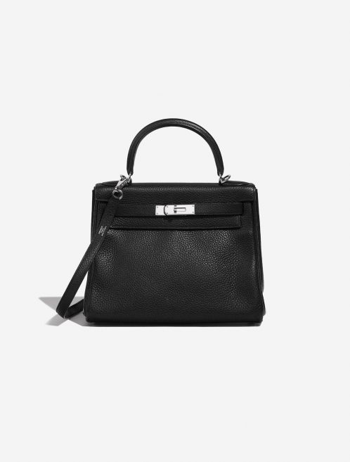 Hermès Kelly 28 Black Front  | Sell your designer bag on Saclab.com