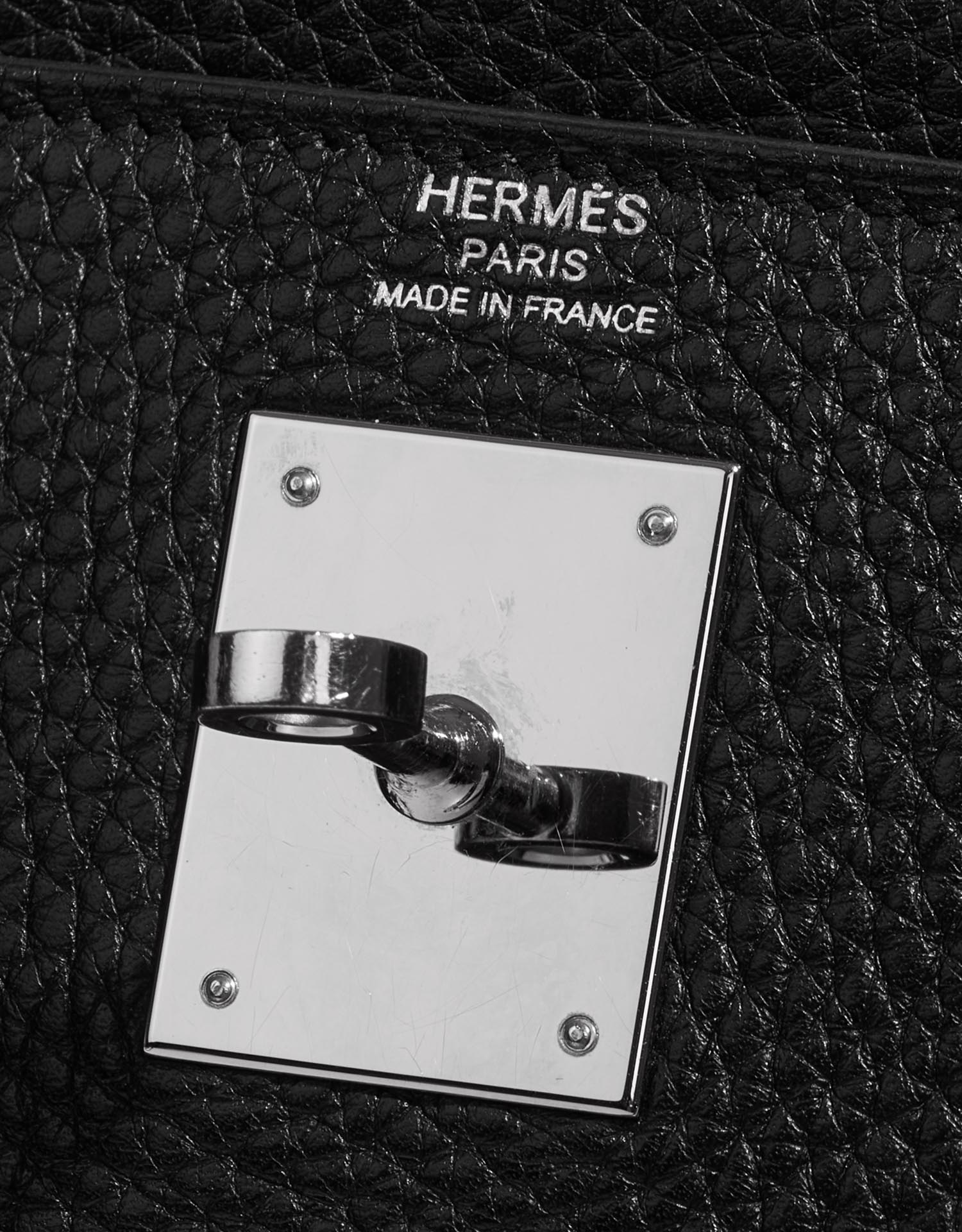Hermès Kelly 28 Black Logo  | Sell your designer bag on Saclab.com