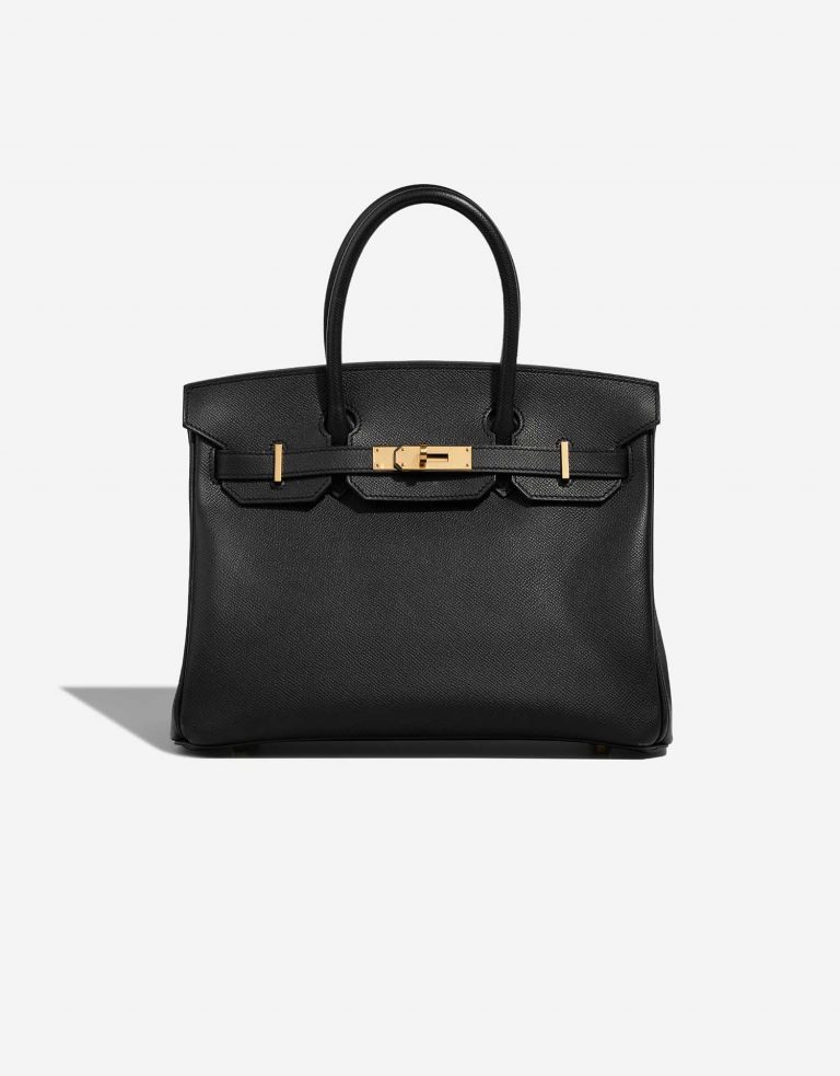 Hermès Birkin 30 Black Front  | Sell your designer bag on Saclab.com