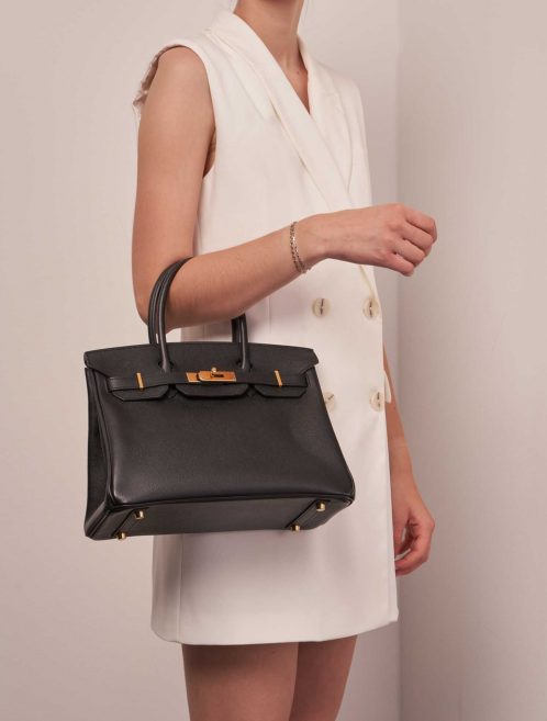 Hermès Birkin 30 Noir Tailles Porté | Vendez votre sac de créateur sur Saclab.com