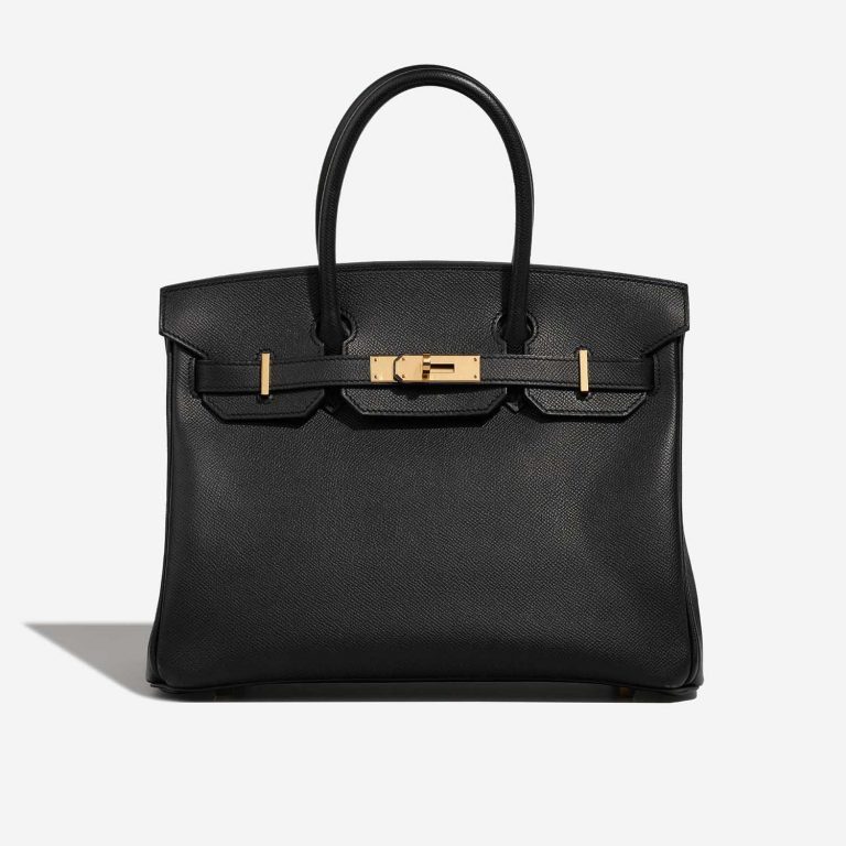 Hermès Birkin 30 Black Front  | Sell your designer bag on Saclab.com