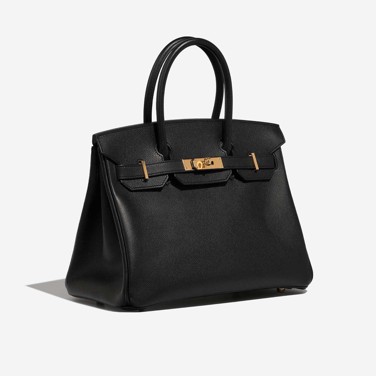 Hermès Birkin 30 Black Side Front  | Sell your designer bag on Saclab.com