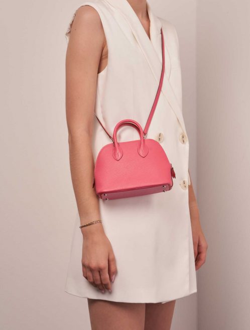Hermès Bolide Mini RoseLipstick Sizes Worn | Sell your designer bag on Saclab.com