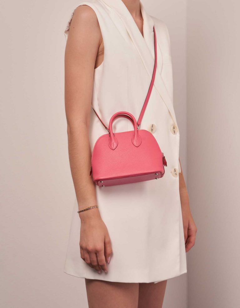 Hermès Bolide Mini RoseLipstick Front | Verkaufen Sie Ihre Designer-Tasche auf Saclab.com