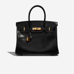 Hermès Birkin 30 Black Front  | Sell your designer bag on Saclab.com