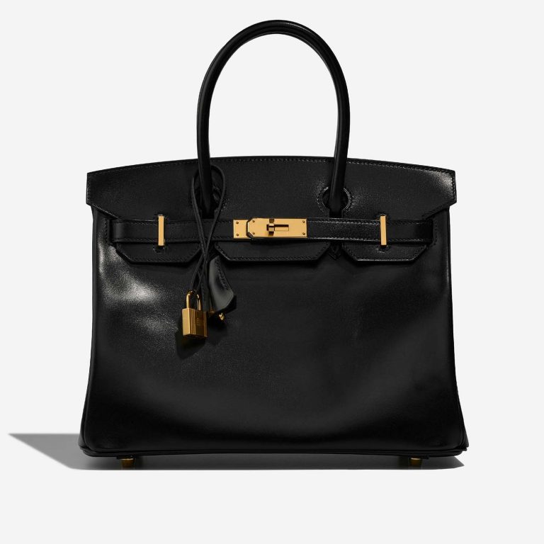 Hermès Birkin 30 Black Front  | Sell your designer bag on Saclab.com