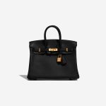 Hermès Birkin 25 Black Front  | Sell your designer bag on Saclab.com