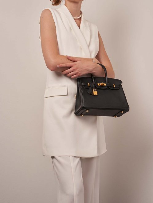 Hermès Birkin 25 Black Sizes Worn | Sell your designer bag on Saclab.com