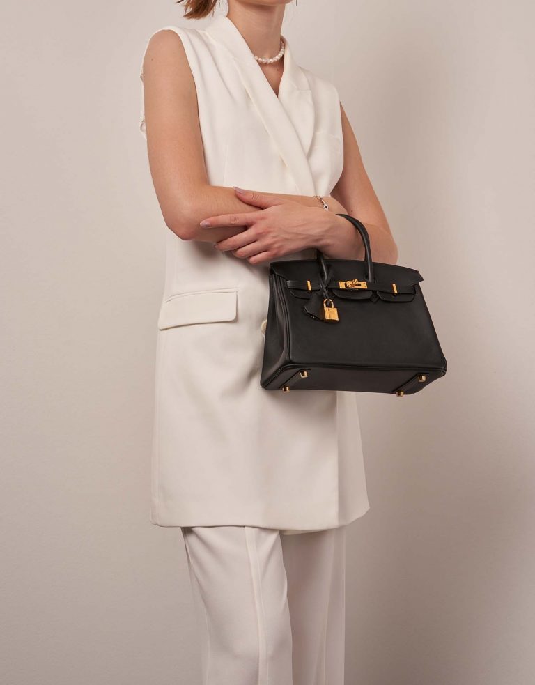 Hermès Birkin 25 Black Front | Verkaufen Sie Ihre Designer-Tasche auf Saclab.com
