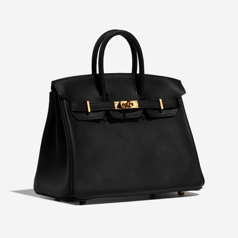 Hermès Birkin 25 Black Side Front  | Sell your designer bag on Saclab.com