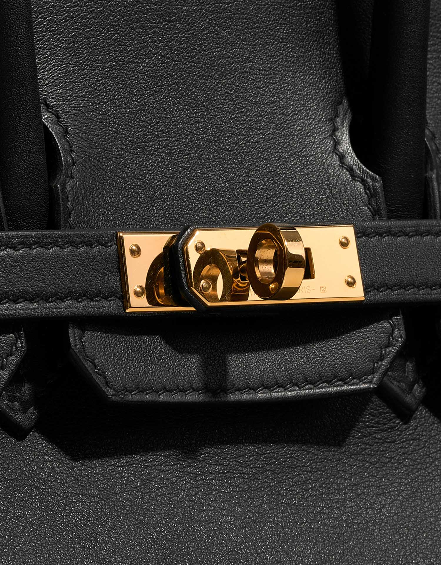 Birkin 25 leather handbag Hermès Grey in Leather - 31976394