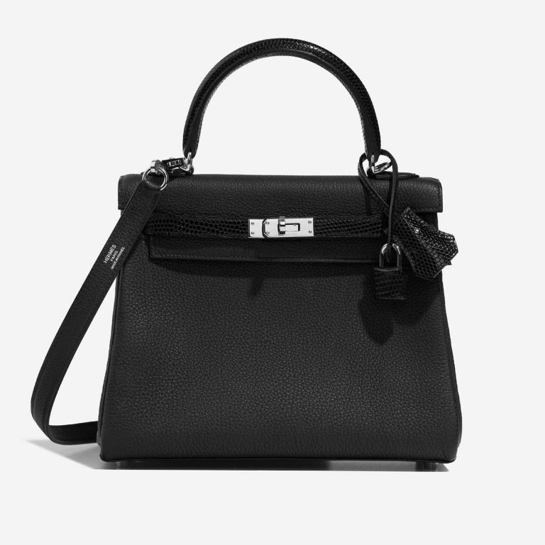 Hermès Kelly 25 Black 2F S | Sell your designer bag on Saclab.com